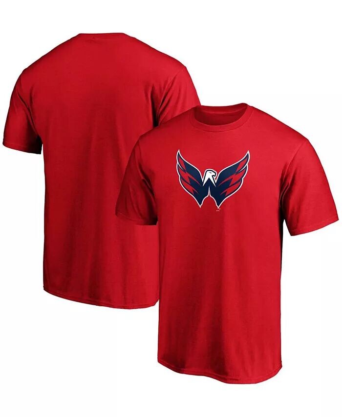 

Мужская красная футболка с логотипом команды Washington Capitals Primary Team Fanatics