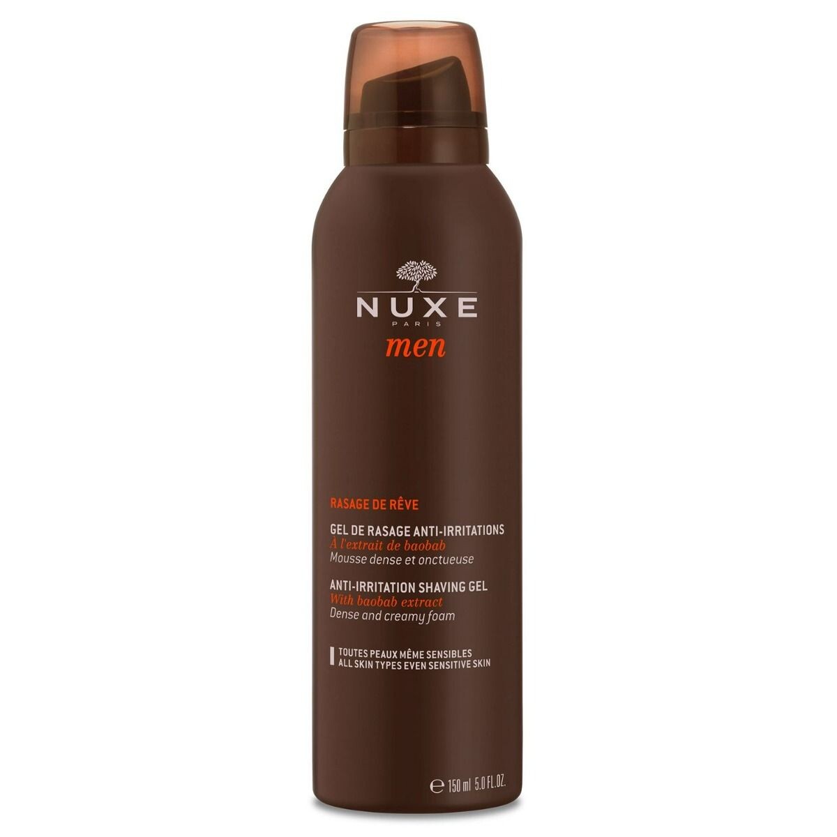 

Nuxe Men Gel de Rasage гель для бритья, 150 ml
