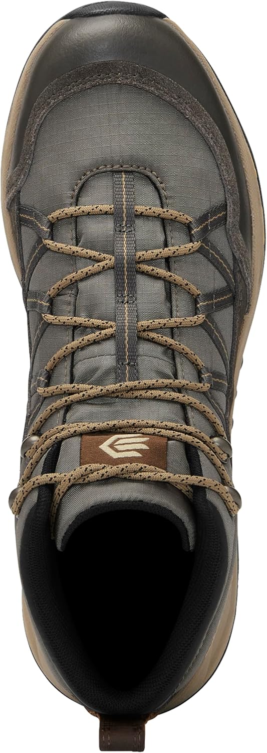 Мужские походные ботинки LaCrosse San Juan Mid 4 с мембраной Gore-Tex - водонепроницаемые, из прочной кожи, с промежуточной подошвой из EVA и сцеплением на любой поверхности, оливковый — фото 3