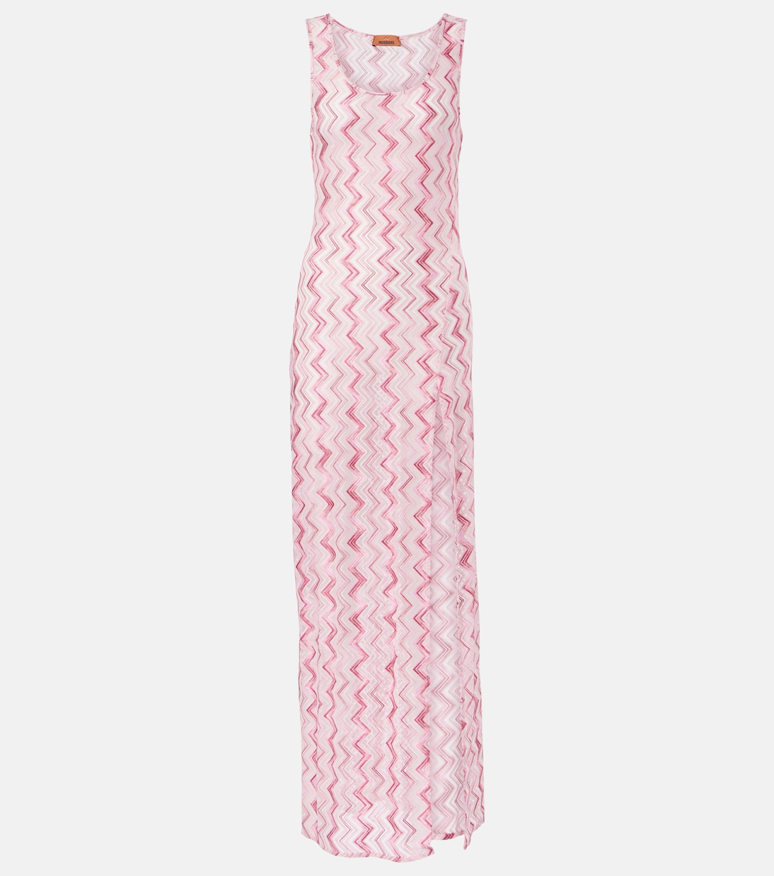 

Макси-платье Zig Zag с пайетками Missoni, Pink/White