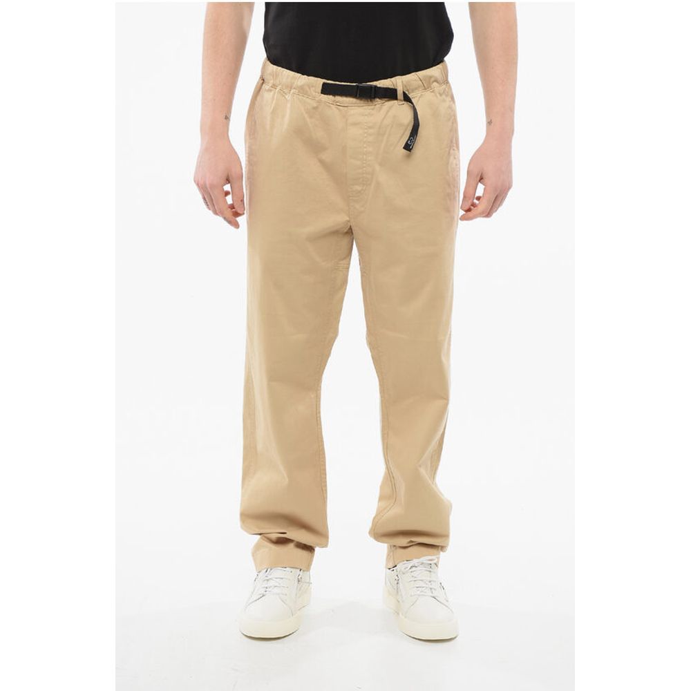 

Повседневные брюки из эластичного хлопка с промышленным поясом Woolrich, Beige