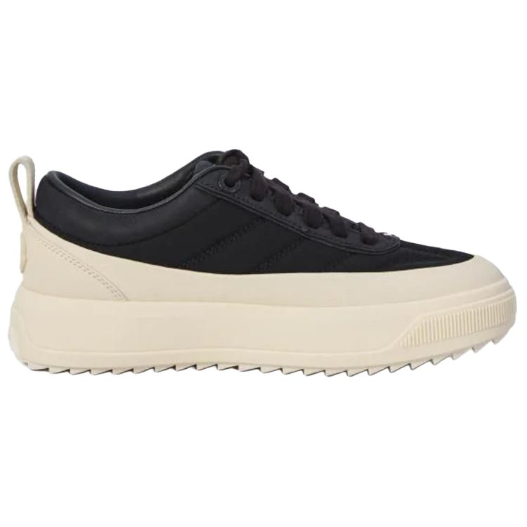 Кроссовки женские Round Toe на шнуровке Moncler, черный — фото 3
