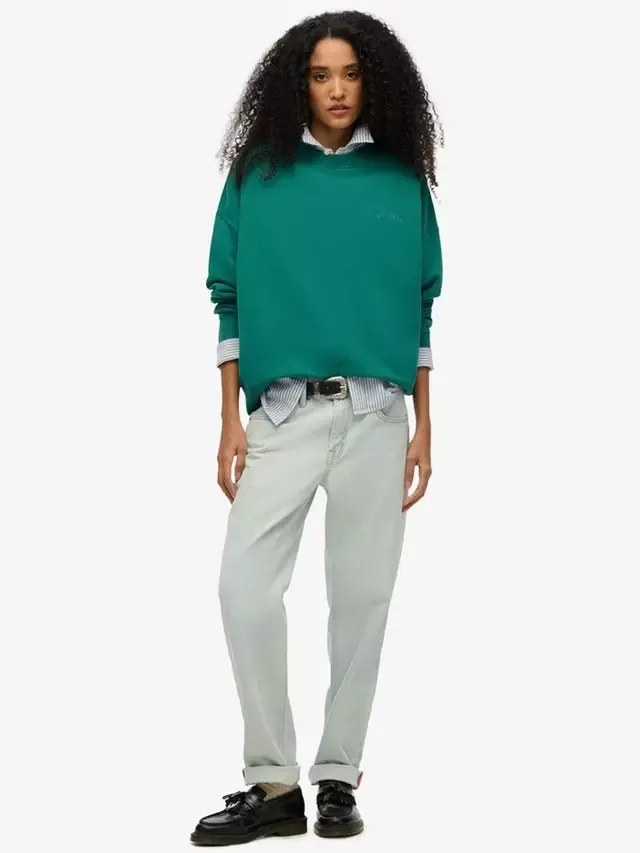 Толстовка Essential Logo Oversized Crew Superdry — фото 3