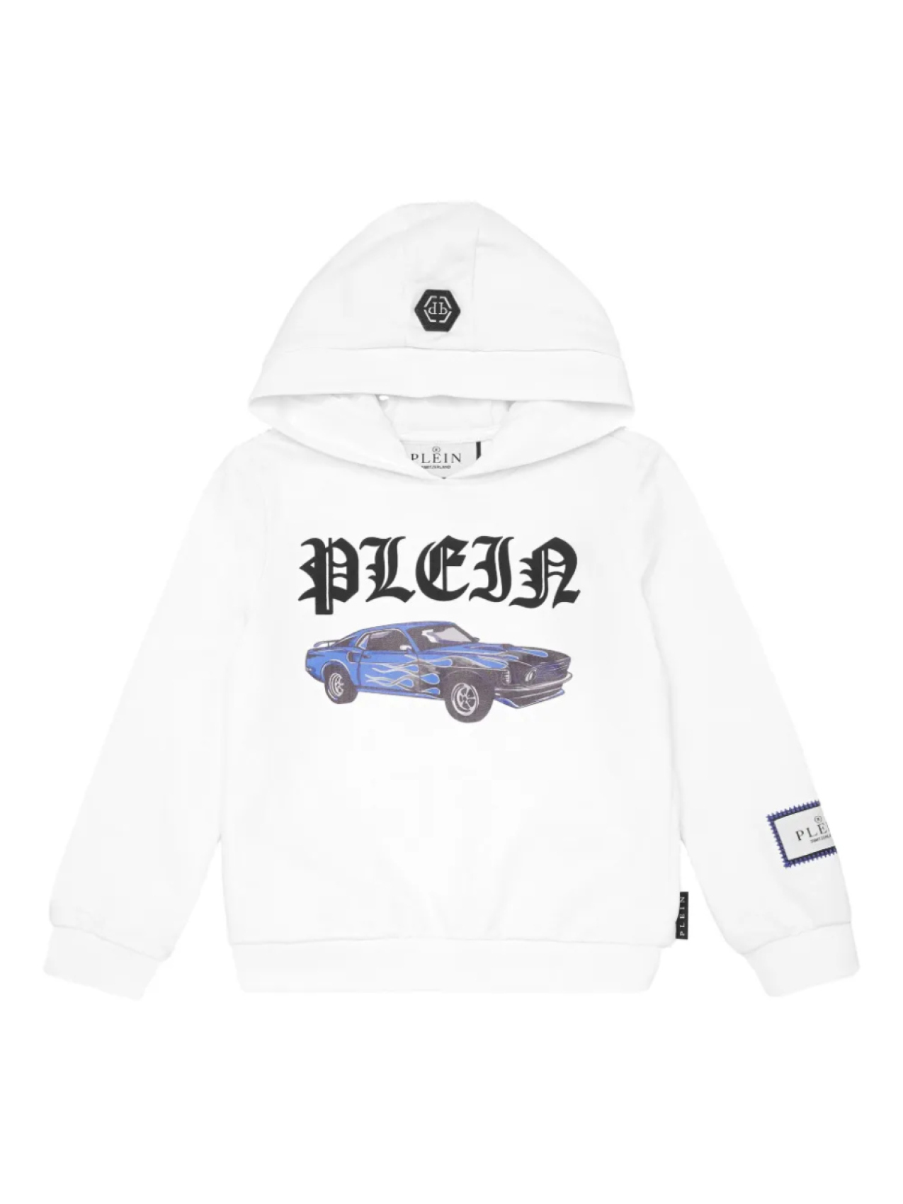 

Толстовка Philipp Plein Cars Racing, белый