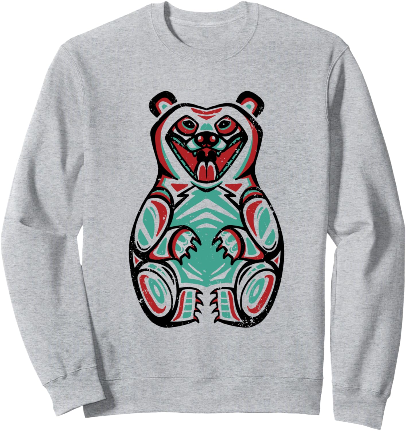 

Толстовка с изображением медведя, символа индейского зодиака Ingenius Native American Zodiac Astrology, серый