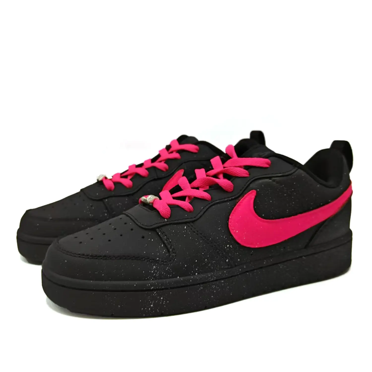 Nike Детские кроссовки для скейтбординга Court Borough 2Court Borough, флуоресцентно-красные, для подростков — фото 3