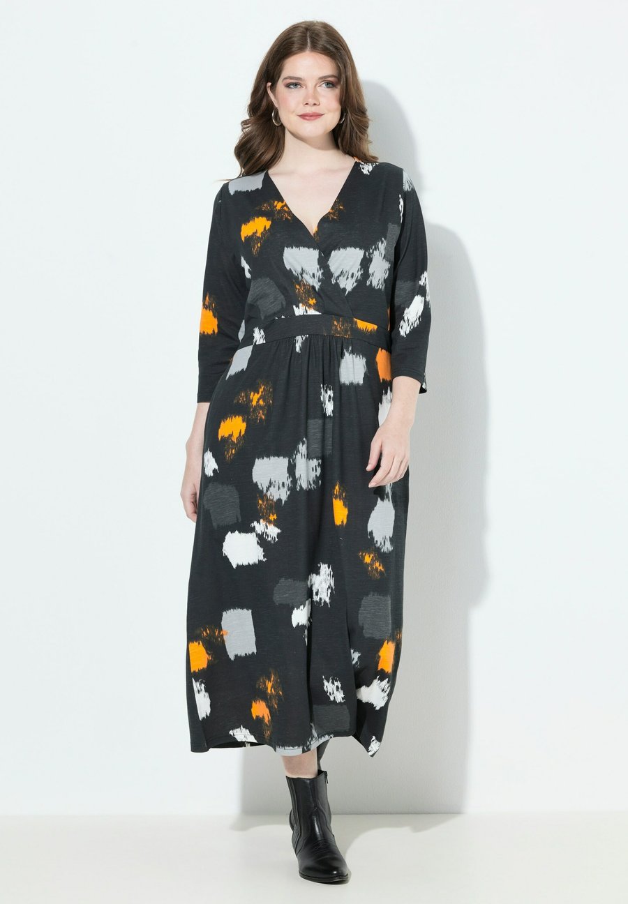 

Платье Ulla Popken GRAPHIC PRINT 3/4 SLEEVE, Black
