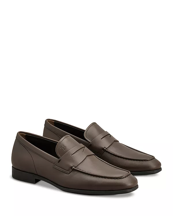 Мужские пенни лоферы мокассино Gomma Legg Tod'S, коричневый — фото 2