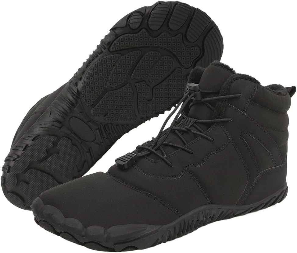 

Зимние женские ботинки FANGARDEN для женщин, зимняя обувь для мужчин, походные ботинки с удобным теплым мехом, ботильоны на молнии, водонепроницаемые короткие ботинки, черный