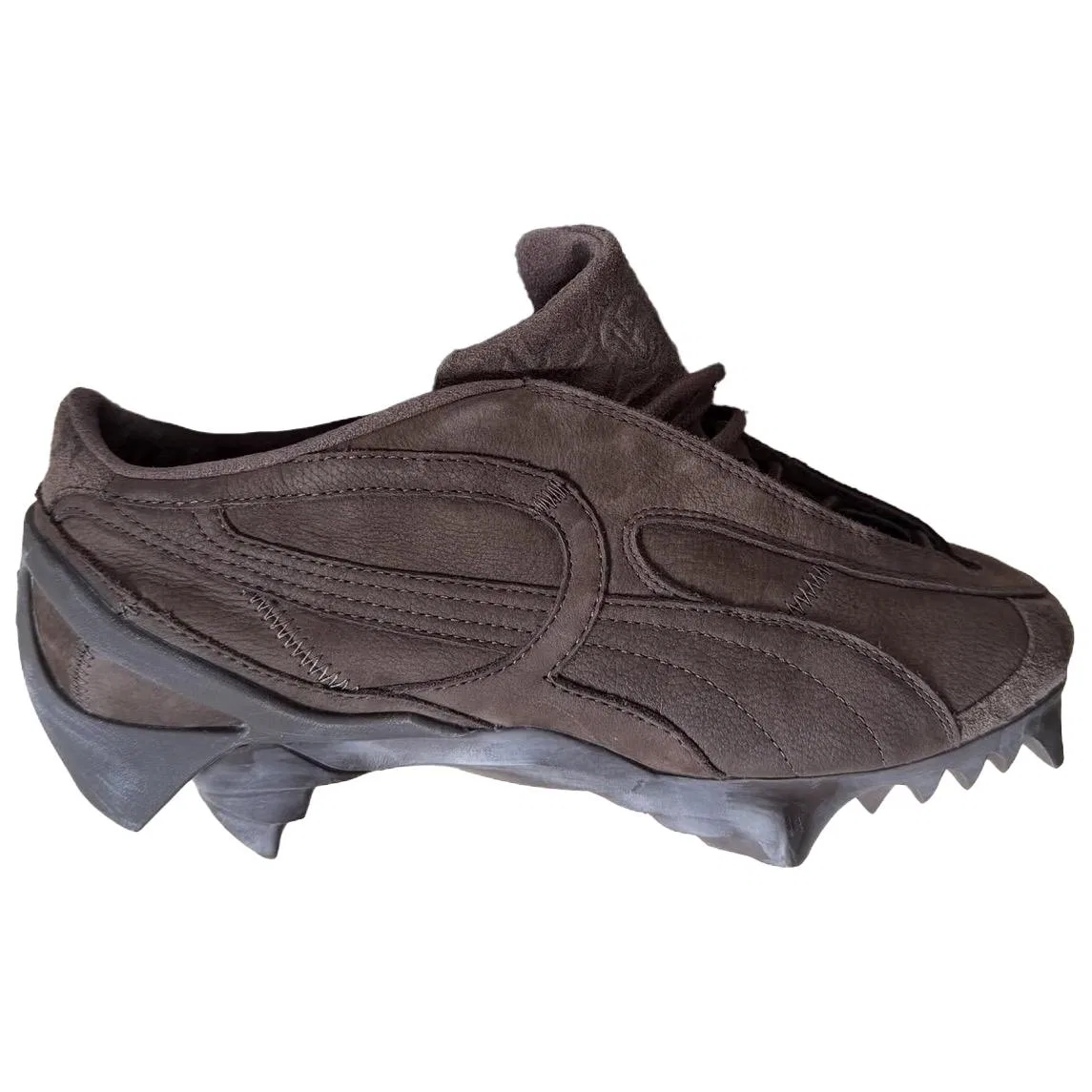 Кроссовки для тренировок кожаные PUMA Beisser Brown — фото 3