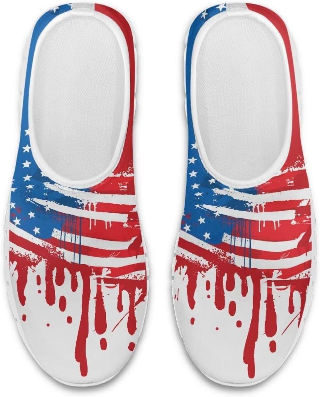 

Кроссовки Chaqlinс перфорацией с американским флагом, унисекс, America Flag