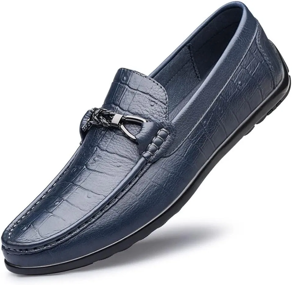Лоферы мужские JIADELI Moccasins Blue — фото 2