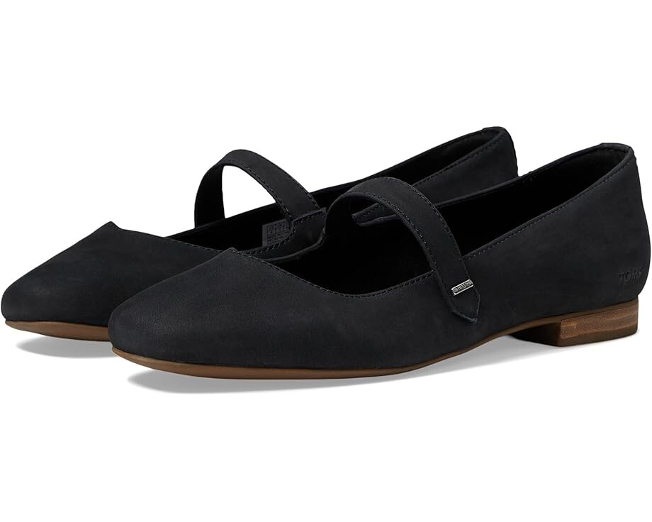Туфли на плоской подошве TOMS Bianca, черный