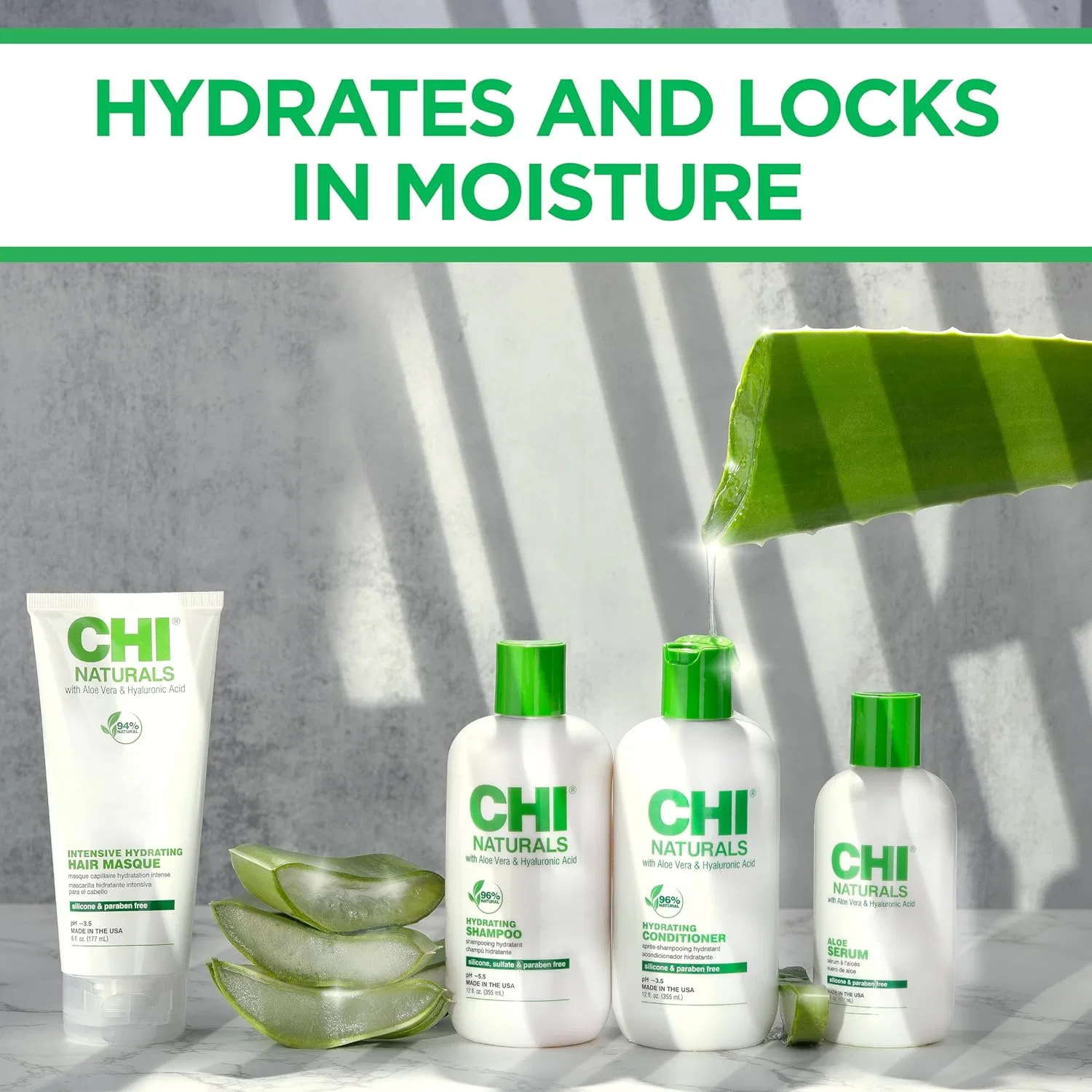 Увлажняющий шампунь CHI Naturals Hydrating Chi — фото 4