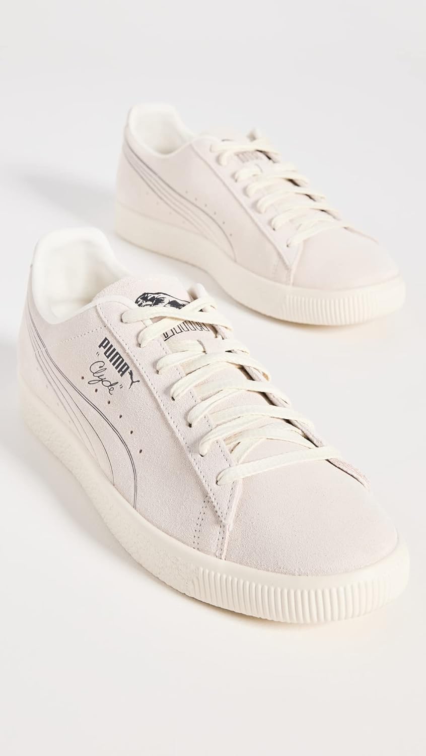 Мужские кроссовки PUMA Select Clyde No. 1, слоновая кость/серый — фото 4