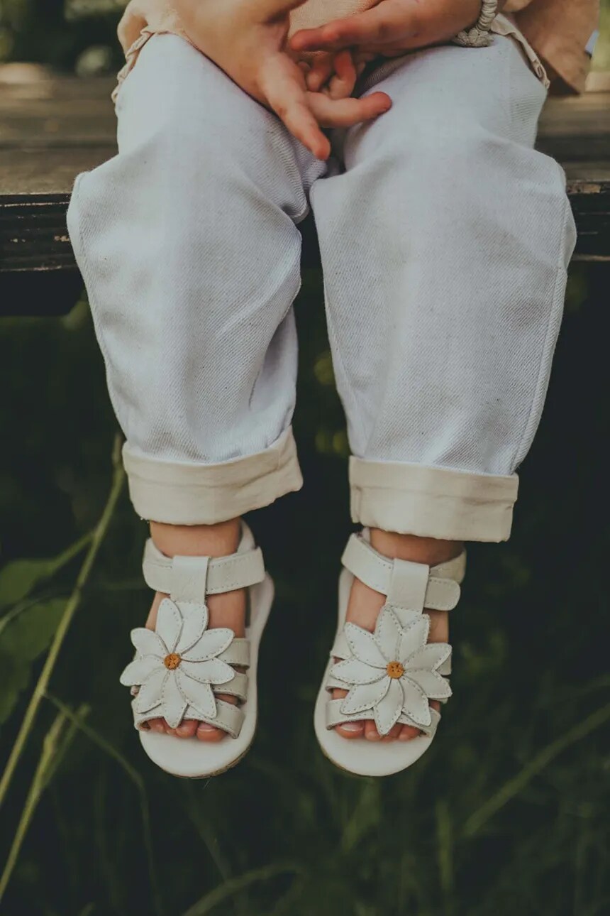 

Детские кожаные сандалии Tuti Fields Sandals Daisy Donsje, белый