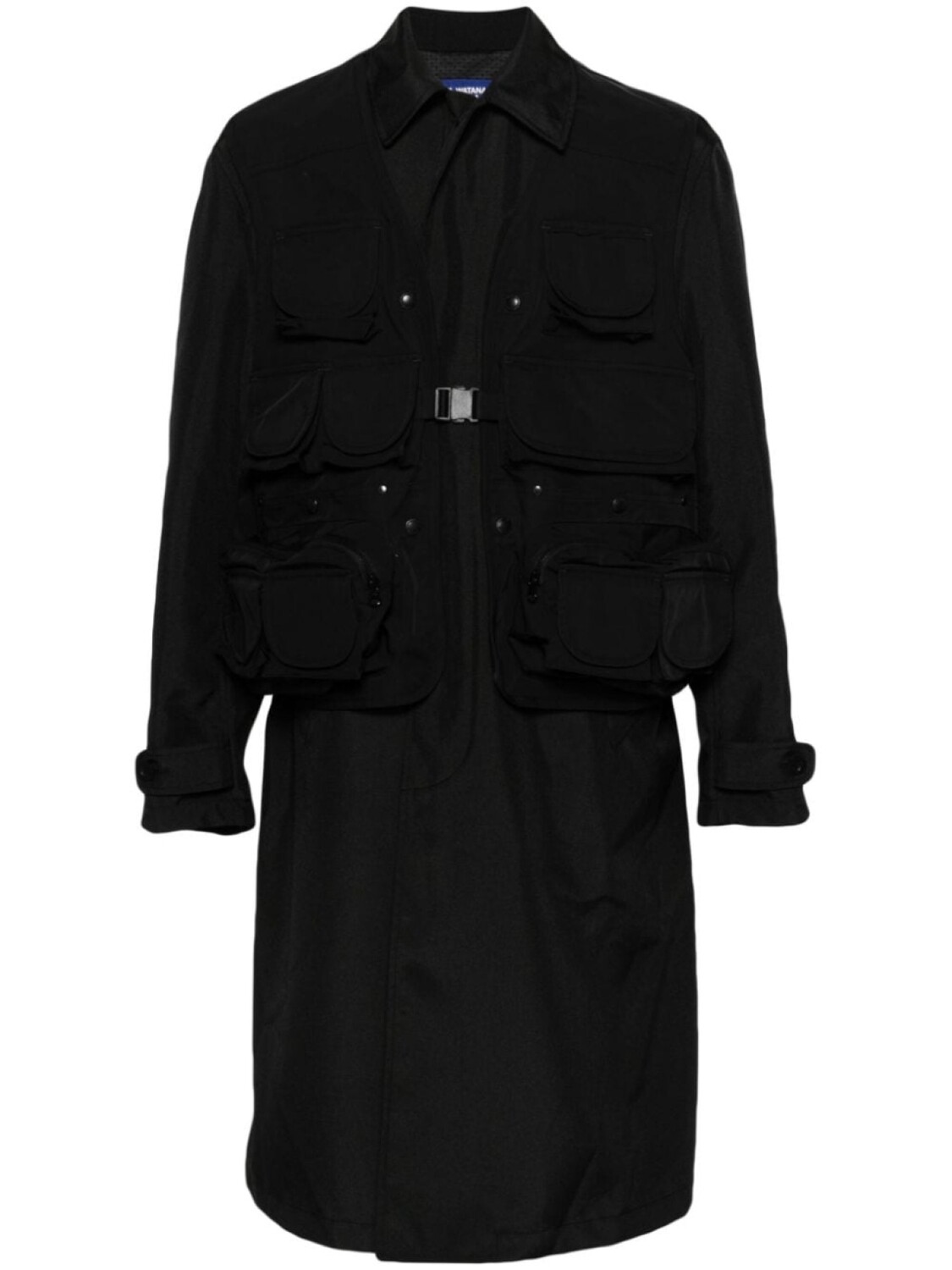 

Junya Watanabe MAN пальто со вставками, черный
