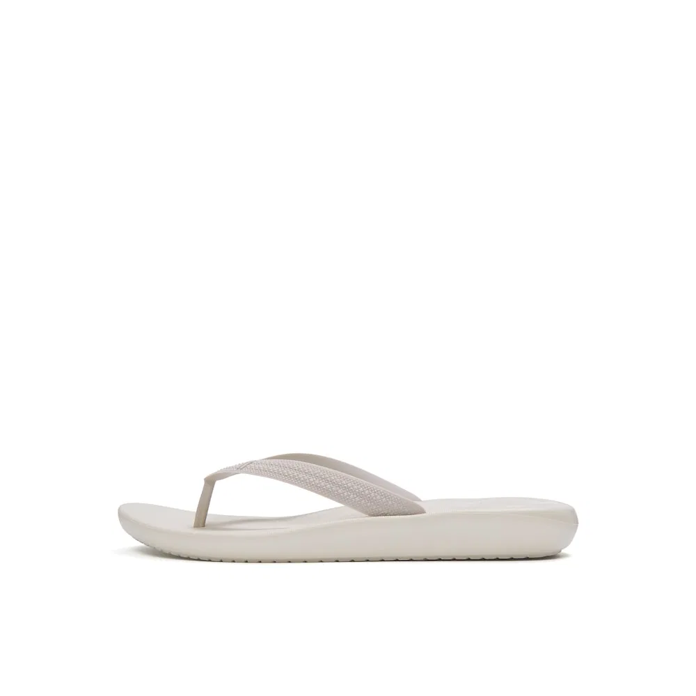 Мужские флип-флопы iCushion Textured Strap бледно-серые/парижский бежевый от Fitflop — фото 2