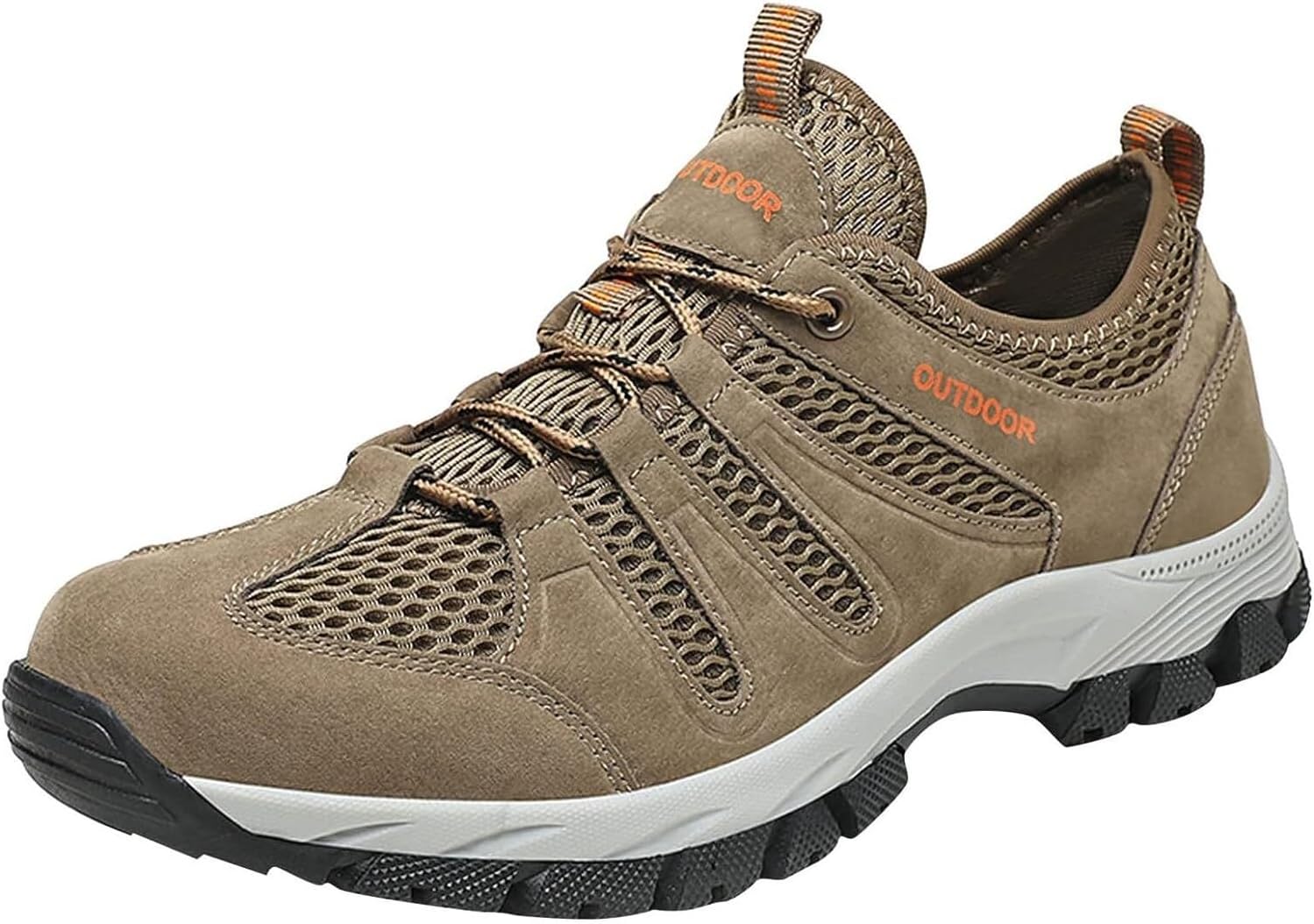 

Водонепроницаемые походные ботинки для мужчин, легкие треккинговые кроссовки для походов, рюкзака и альпинизма Generic, коричневый