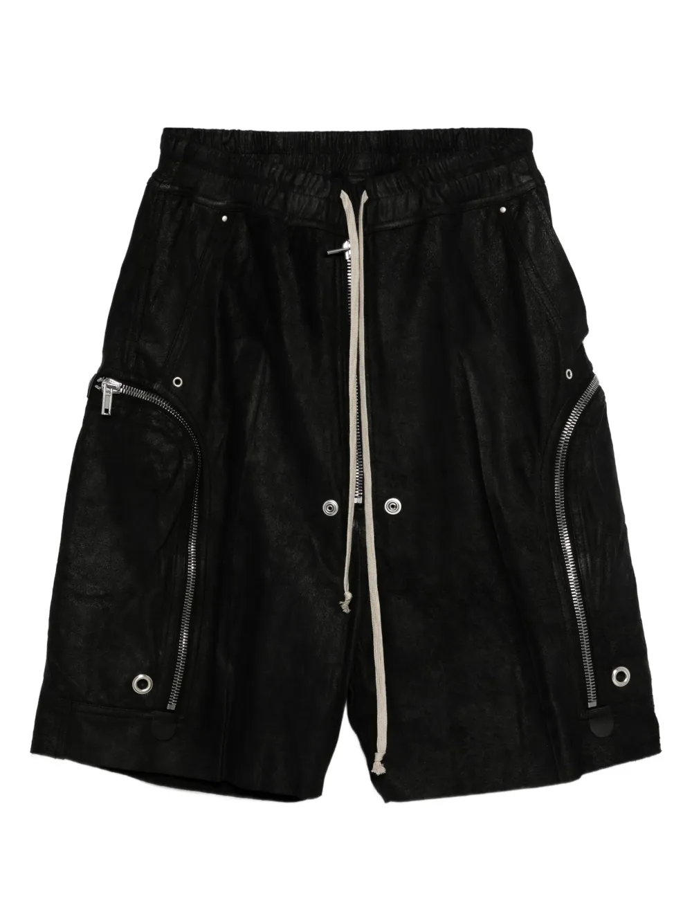 

Кожаные шорты Bela Rick Owens, черный