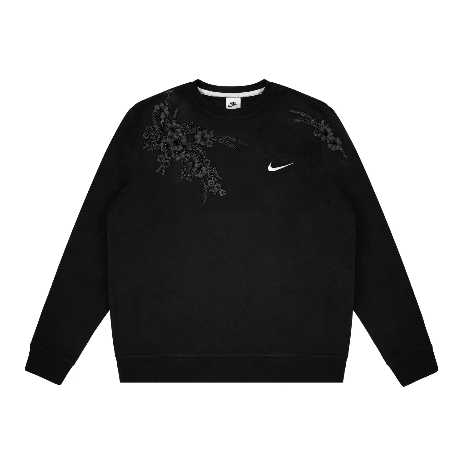 Nike Свитшот Unisex Black Crew Neck Moderate Regular