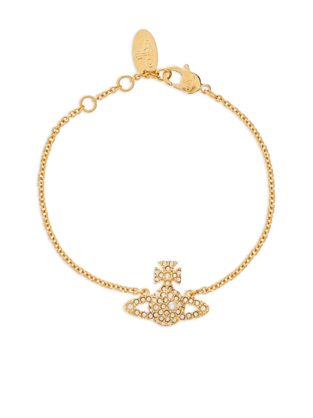 

Браслет Natalina с кристаллами Vivienne Westwood, золотой