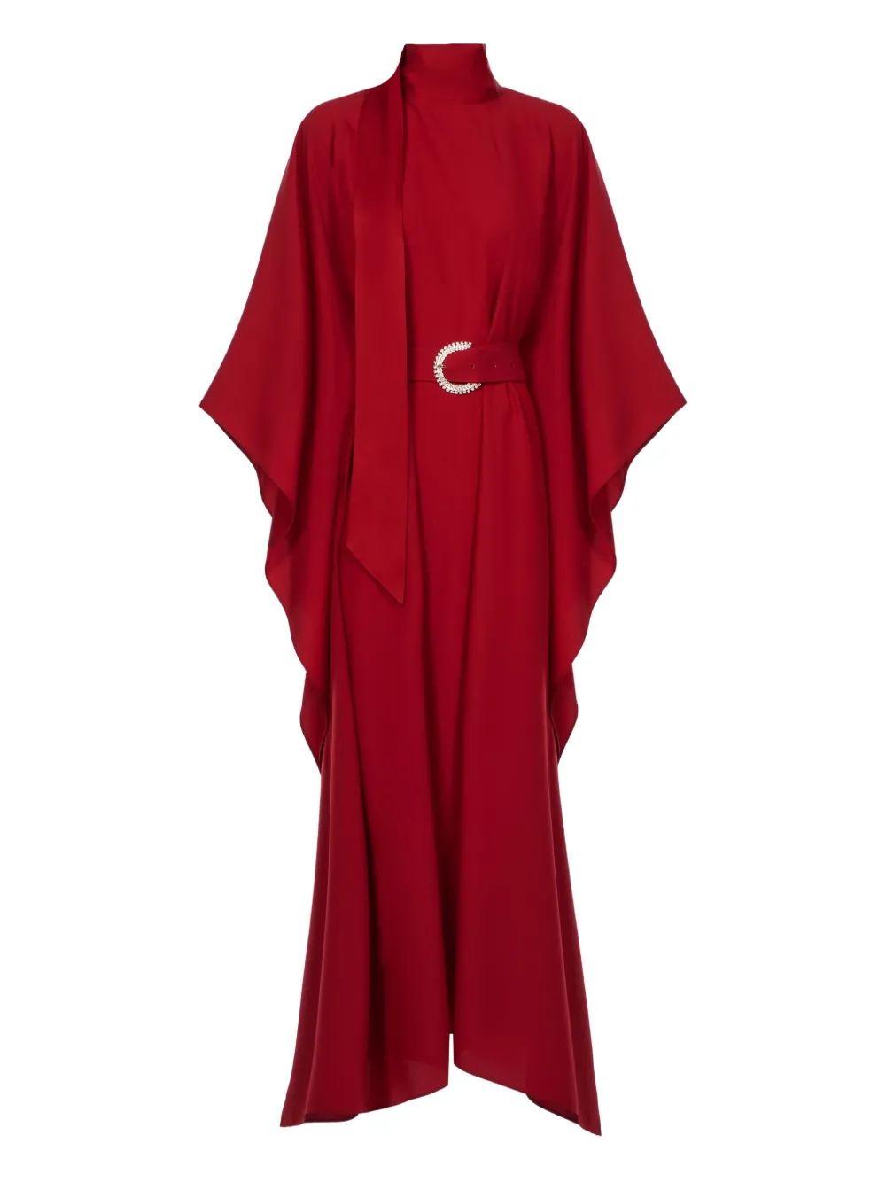 

Кафтан миди La Luna с кристаллами Taller Marmo, красный