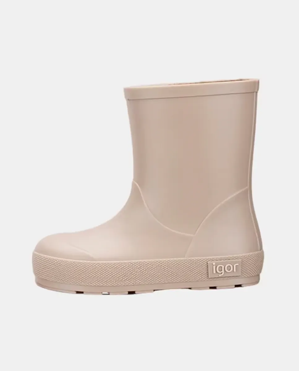 Однотонные водонепроницаемые ботинки с матовой отделкой, концепция barefoot medium Igor, Natural — фото 4