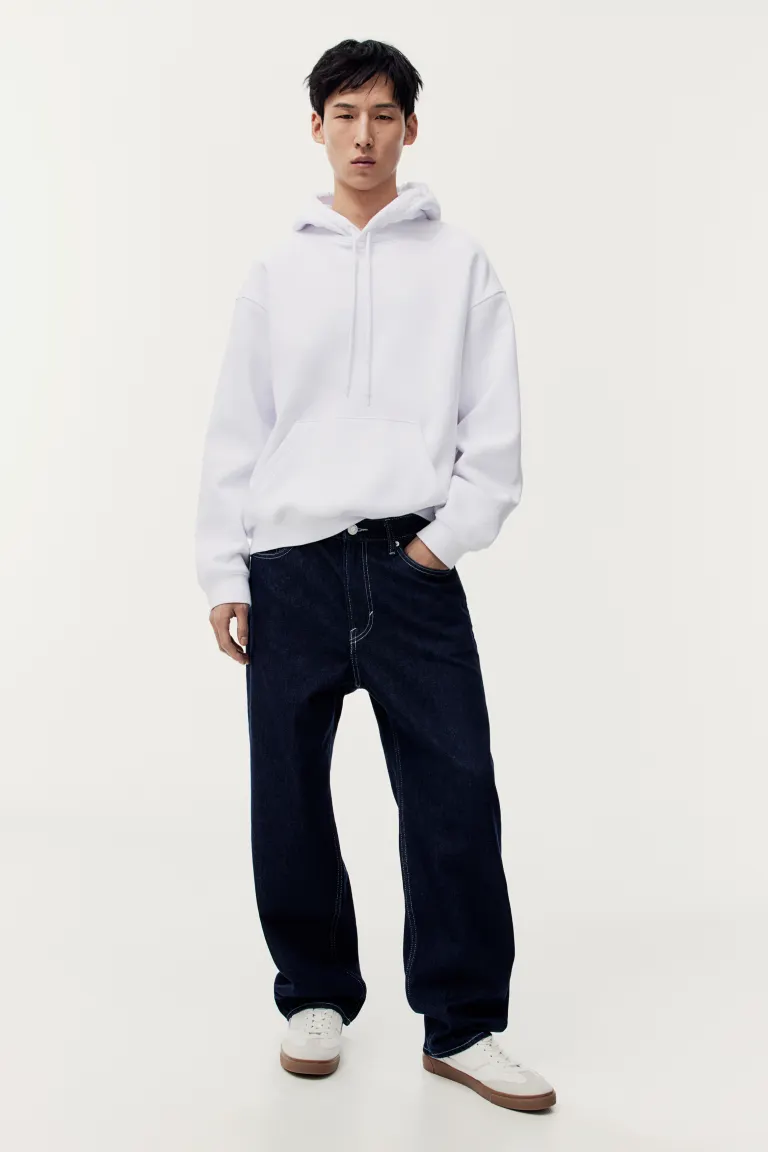 

Свободные джинсы H&M, синий