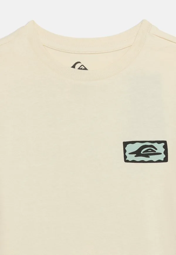 Футболка унисекс с принтом «всплеск безмятежности» Quiksilver, Egret — фото 3