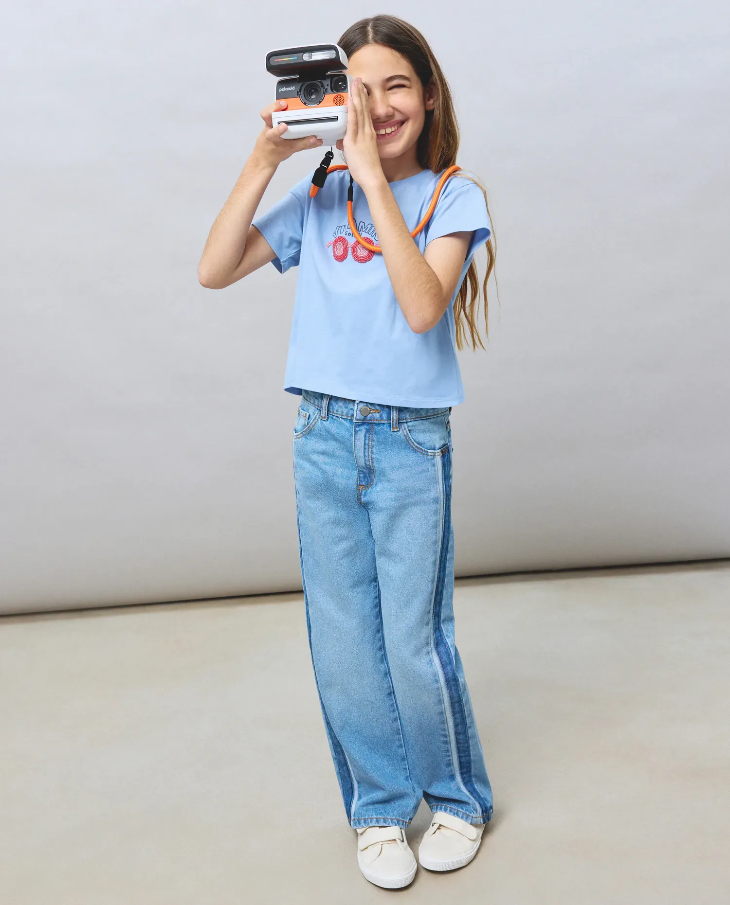 Футболка с коротким рукавом с детской фантазией из бусин Kids El Corte Inglés, голубой