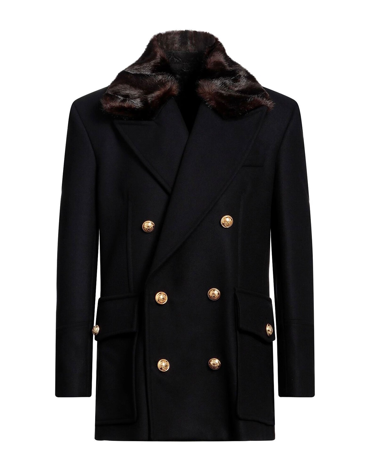 

Пальто Balmain, синий
