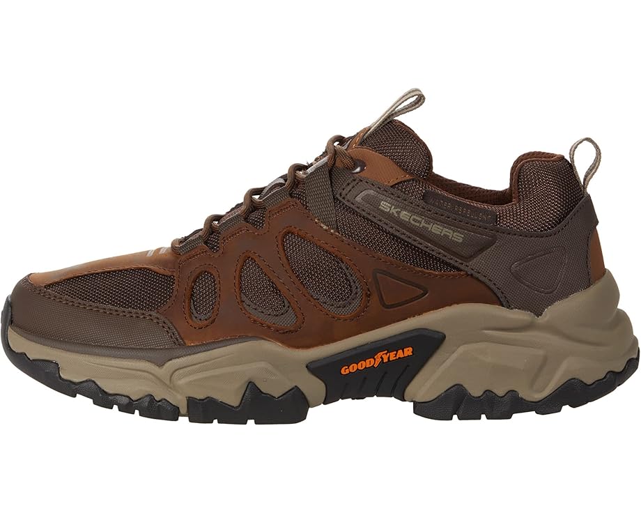 Мужские кроссовки для хайкинга SKECHERS Relaxed Fit Terraform - Selvin, Dark Brown — фото 4