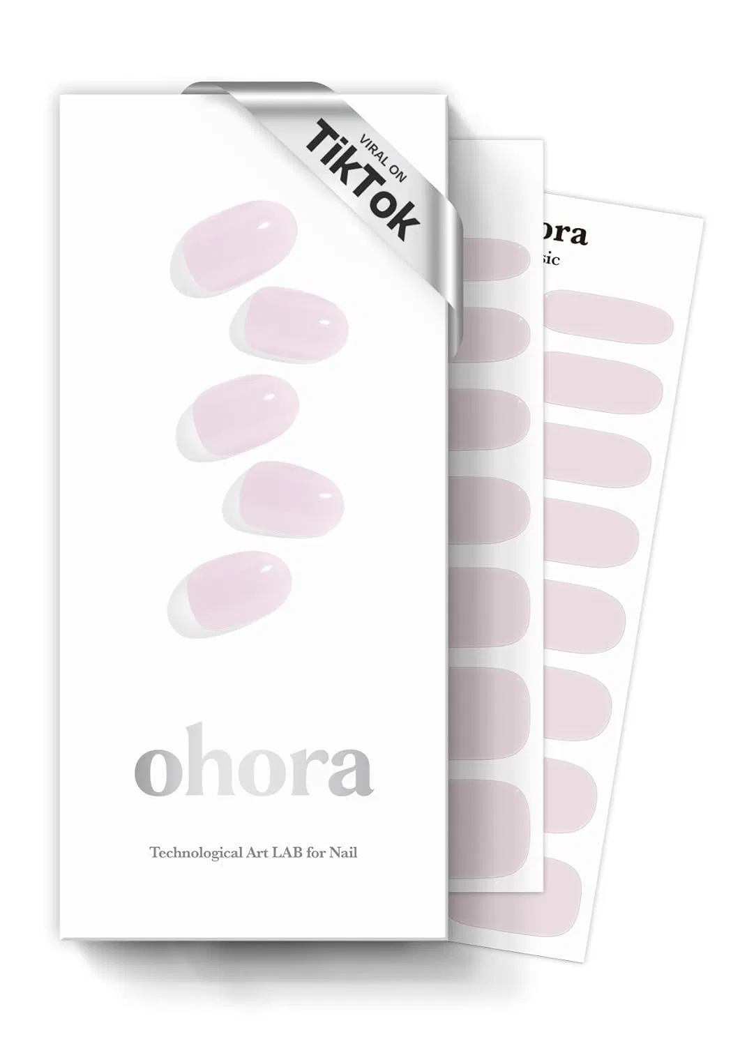 Гелевые полоски для ногтей «N Bare Pink» от ohora Ohora
