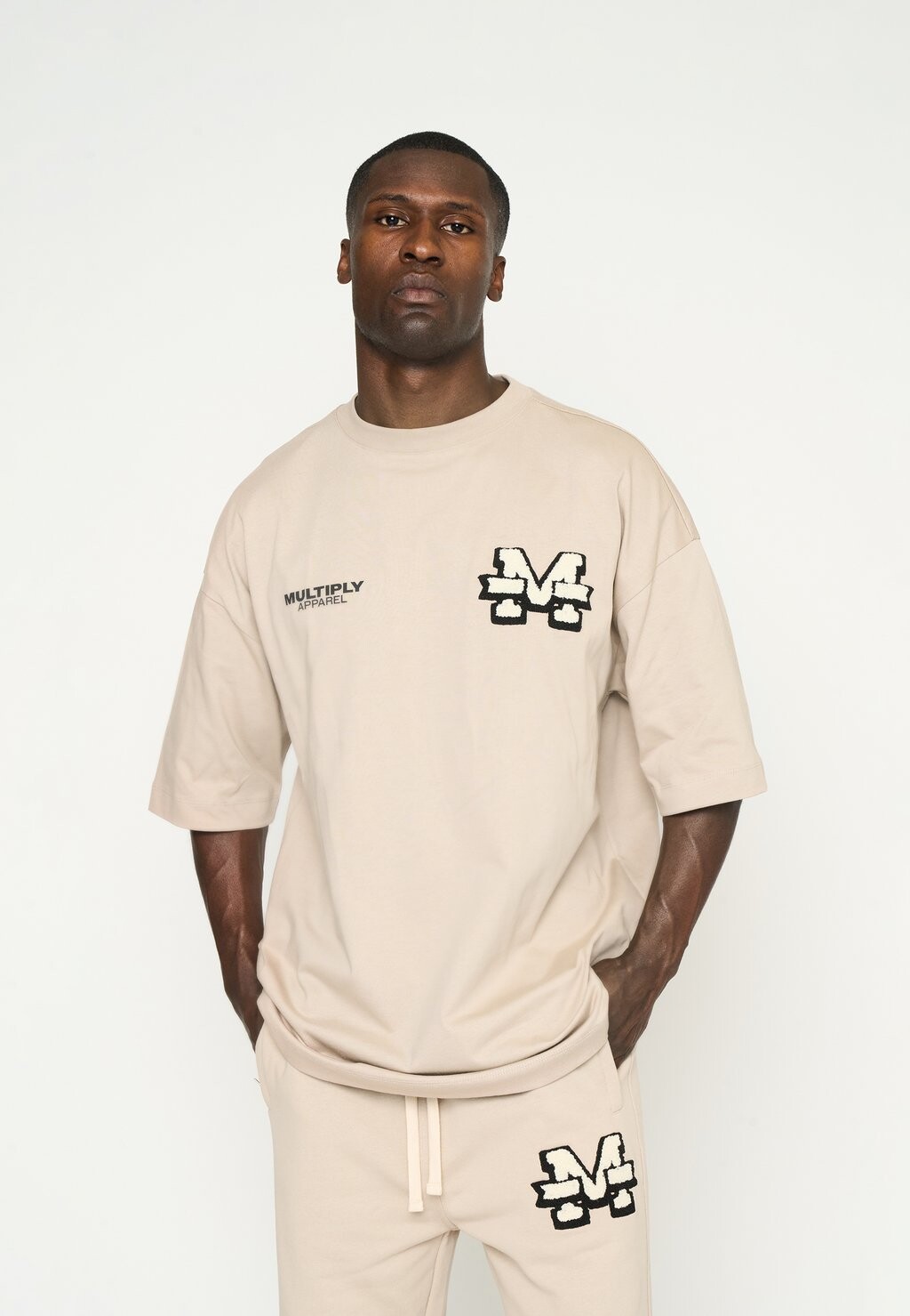 

Футболка с принтом TASK Multiply Apparel, бежевый