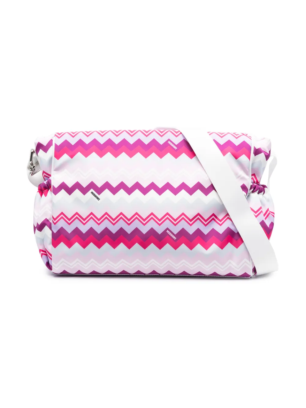 

Пеленальная сумка с узором зигзаг Missoni Kids, розовый