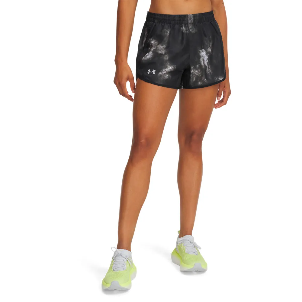 

Шорты Under Armour Fly By 3´´ Printed, черный