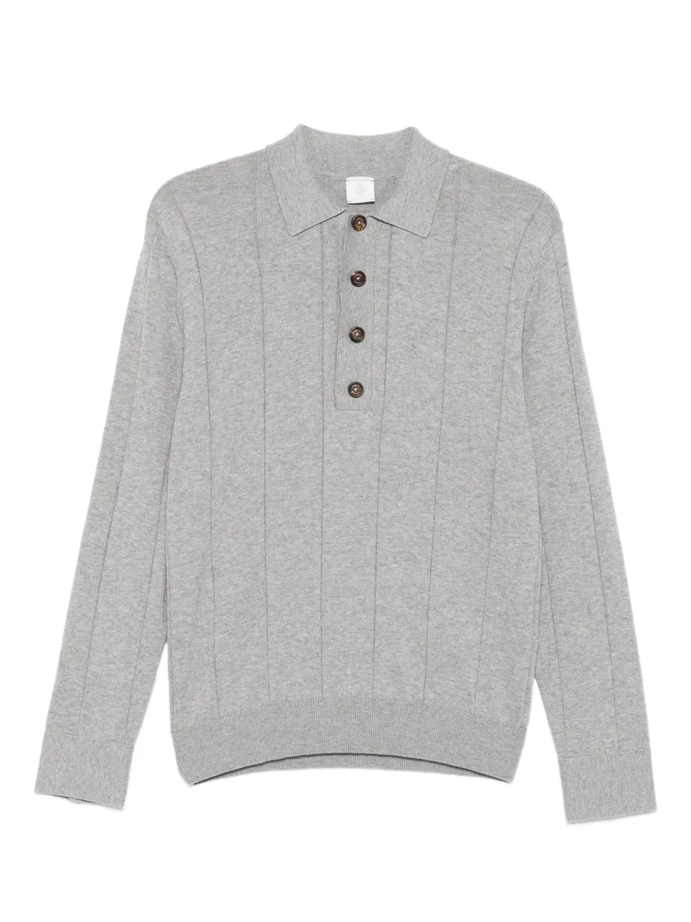 

Рубашка поло в рубчик Eleventy, серый