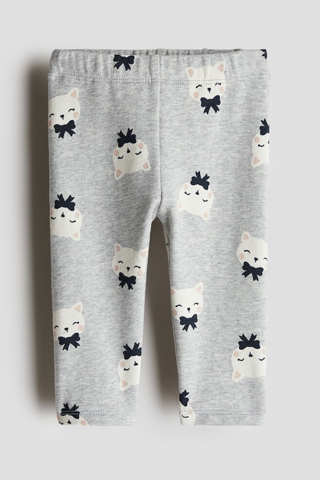 

Хлопковые леггинсы H&M, мультиколор