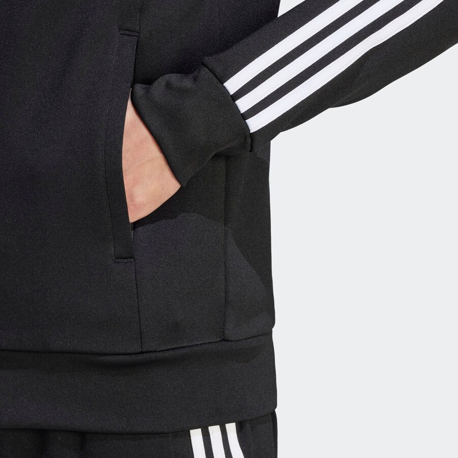 Толстовка с капюшоном на молнии ADIDAS ORIGINALS Adicolor Classics SST, черный — фото 3