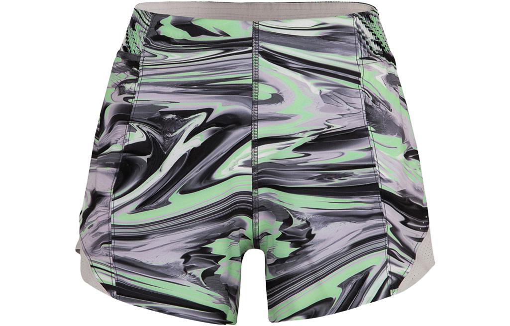 

Женские спортивные шорты Lululemon со шнурком, скрученные разноцветные/серебристо-белые