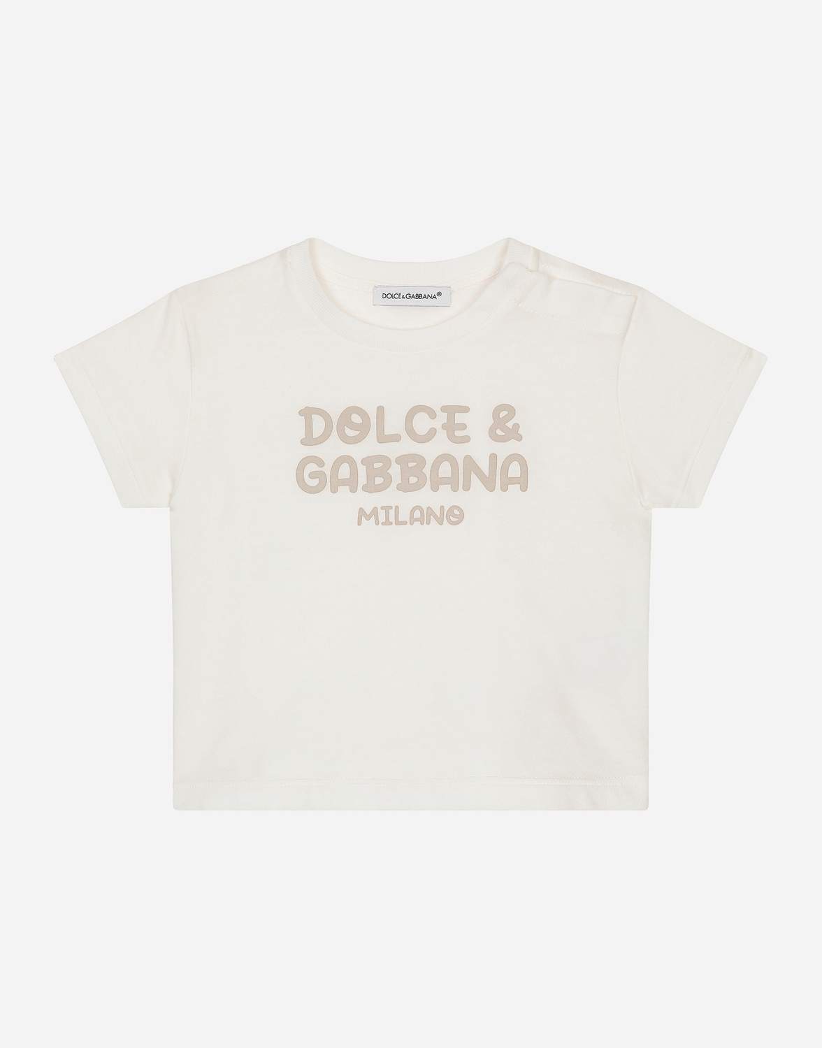 

Футболка из джерси с логотипом Dolce&Gabbana, белый