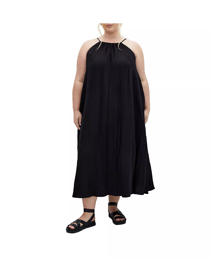 

Платье Айза больших размеров CITY CHIC, черный