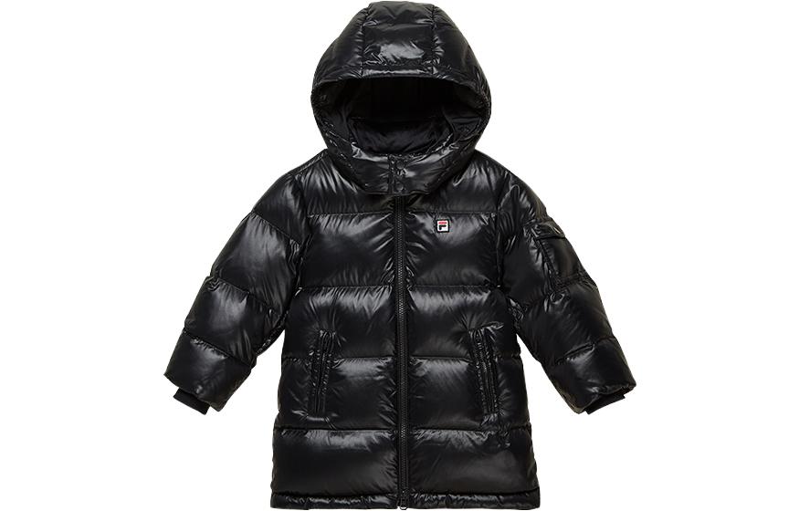 

FILA KIDS Пуховик угольно-черный детский