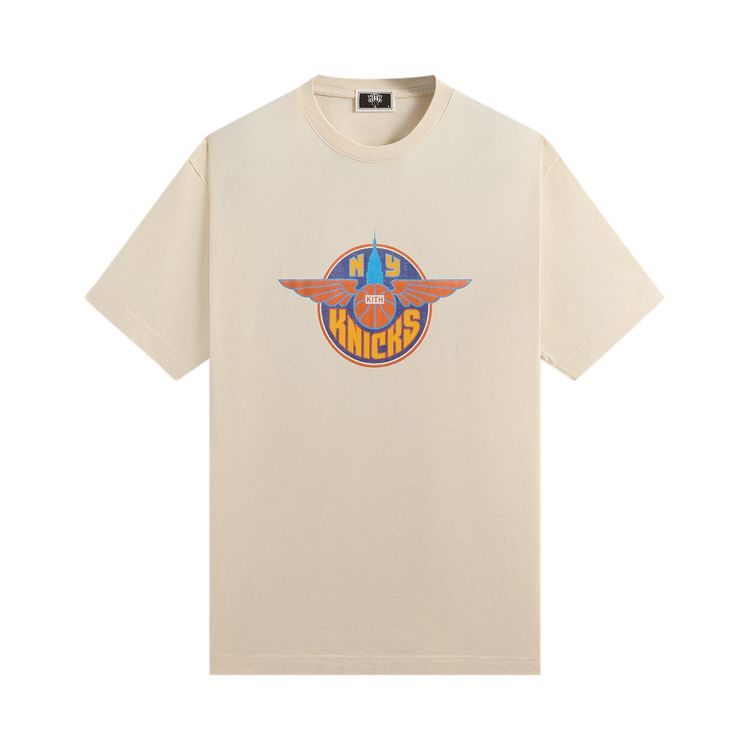 

Футболка Kith For The New York Knicks Wingman Vintage Tee Sandrift, кремовый