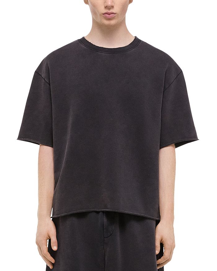 

Футболка Garment Dyed Upstate Raw Edge Helmut Lang, черный