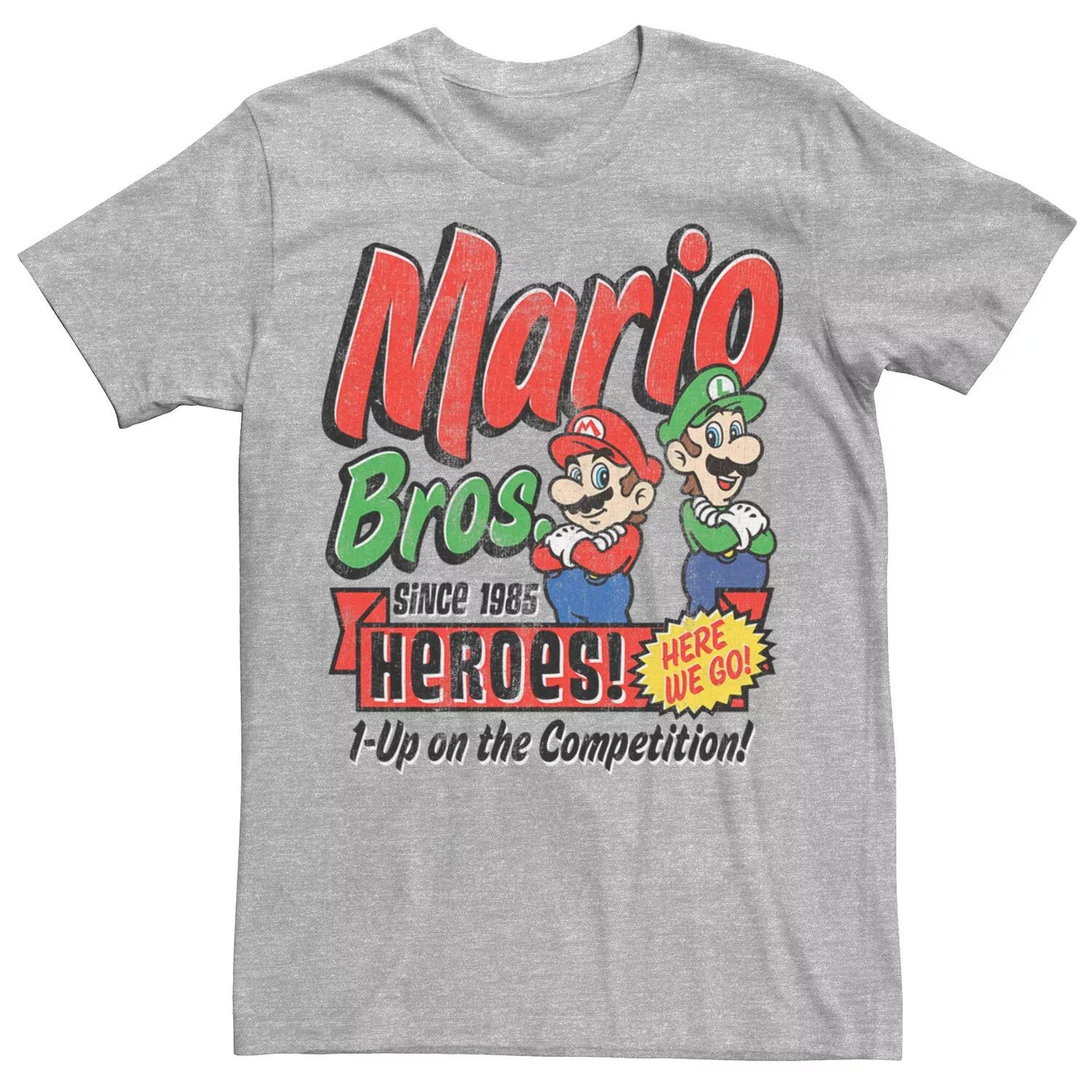 

Мужская футболка Nintendo Mario Bros Heroes Licensed Character