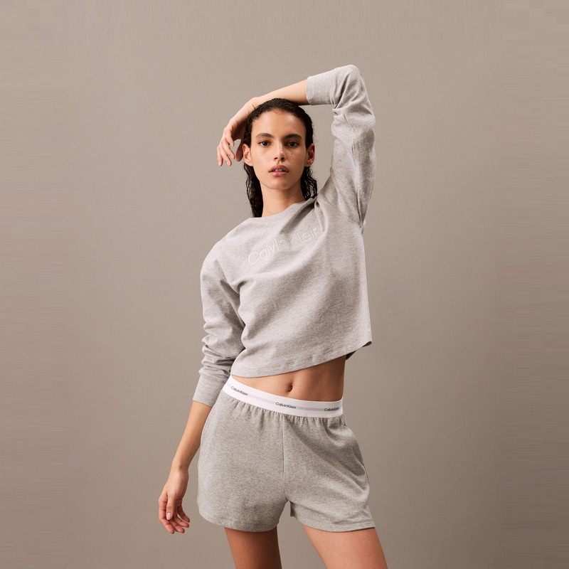 Повседневные шорты женские Calvin Klein, серый — фото 4