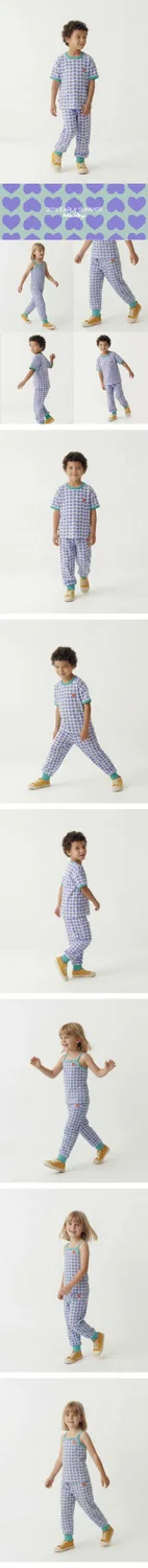 Детские джоггеры Bb Heart All Over One Mile фиолетовые от Belita&Boys — фото 3
