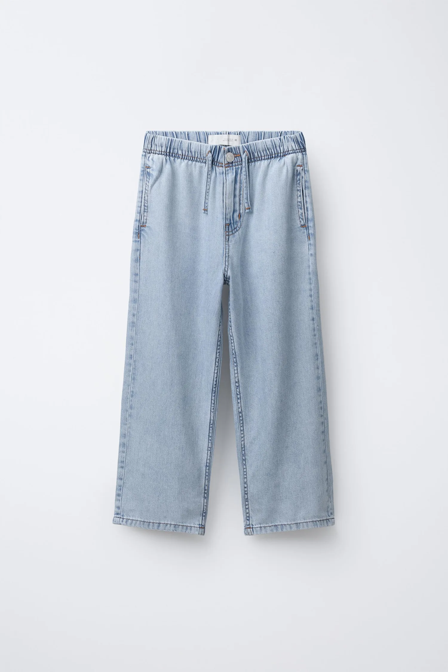 Свободные широкие джинсы Zara, синий